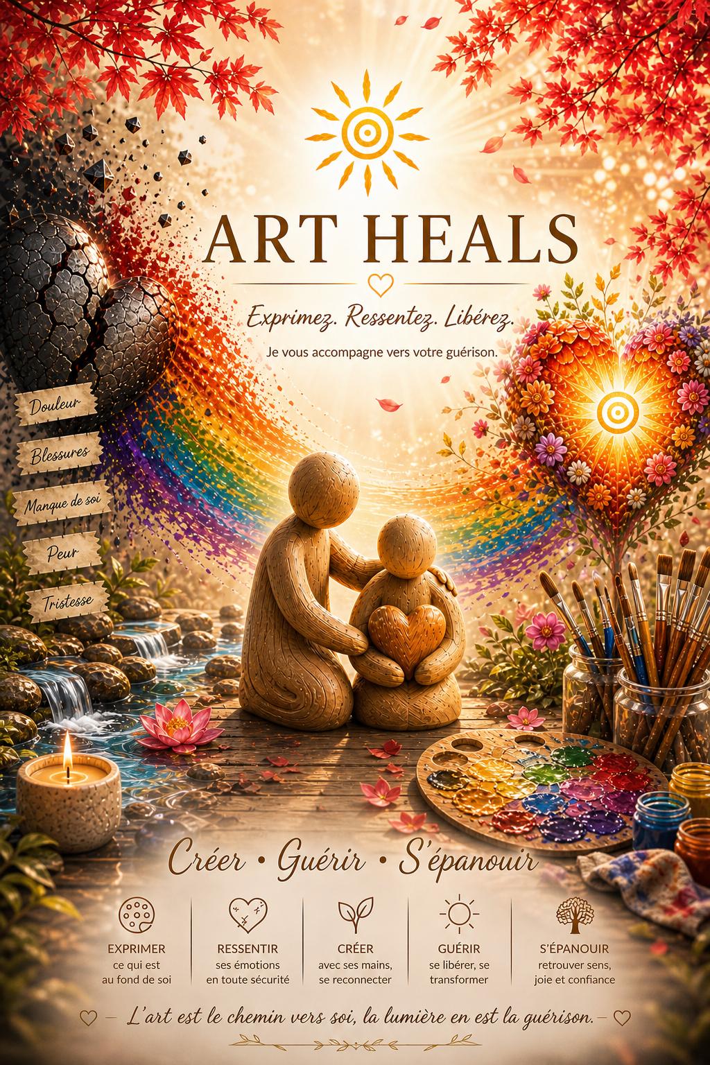 Art Heals — Exprimez. Ressentez. Libérez.